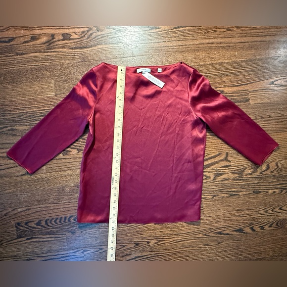 Vince Rich Burgundy Blouse - Picture 1 of 6